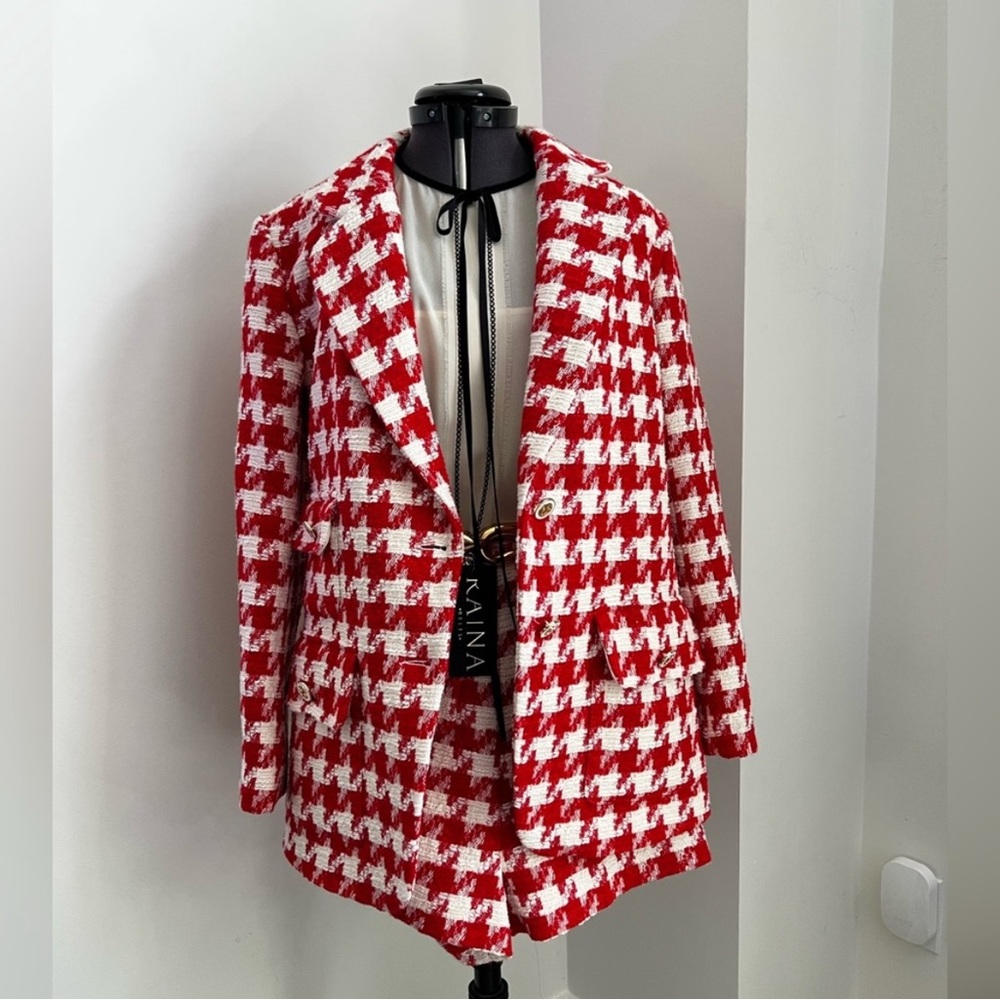 Sandro Florian Tweed Blazer and Shorts